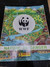 WWF Wildlife Nature In Danger Panini Sticker Book Complete. Excellent Condition