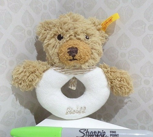 Steiff teddy bear baby ring - steiff,