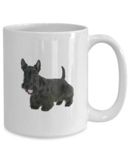 Scottish terrier mug, scottish