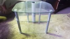 3 Tier Glass and Chrome TV Stand