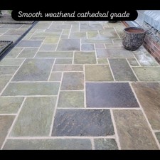 Reclaimed yorkstone paving - reclaimed, of