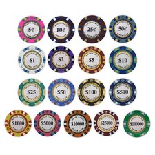 100 Monte Carlo Club Poker