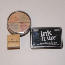 Ink it Up! - Black ink and 5x Christmas Holidays Stamps
