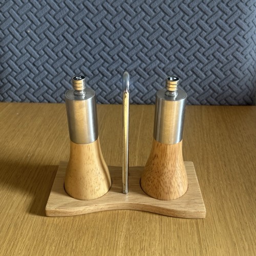 Wood stainless steel salt - wood,