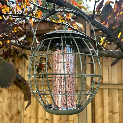 Round metal squirrel proof - metal,