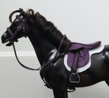 1:6 scale purple leather