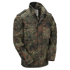 Army Shirt Genuine German Vintage Military Light Jacket Flecktarn Camo Used