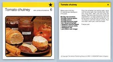 Tomato Chutney #6 Jams Kathie Webbers Cookery 1977-8 Recipe Card