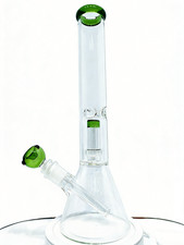 13" Tall Glass Bong Recycler