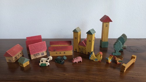 Vintage wood erzgebirg putz - vintage,