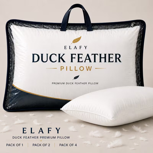 Duck feather down pillows - down,