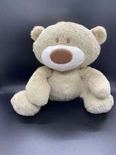 Mothercare Vintage Brown Tan Teddy Bear 10" Soft Toy Plush Machine Wash