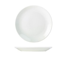Genware porcelain coupe plate - genware,