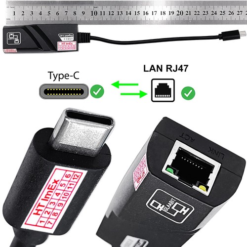 Black usb rj45 - black, c