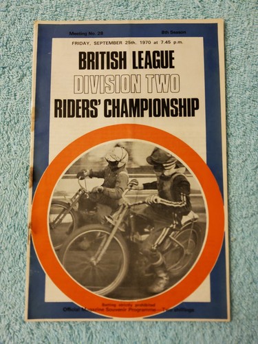 Hackney speedway 1970 british - 1970,