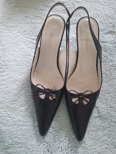 Black leather bennett - l., k.