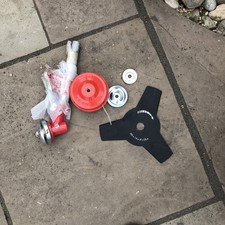 Gearbox Gear Head 26mm 7 Spline Silver Inc Strimmer Head And Brush Cutter