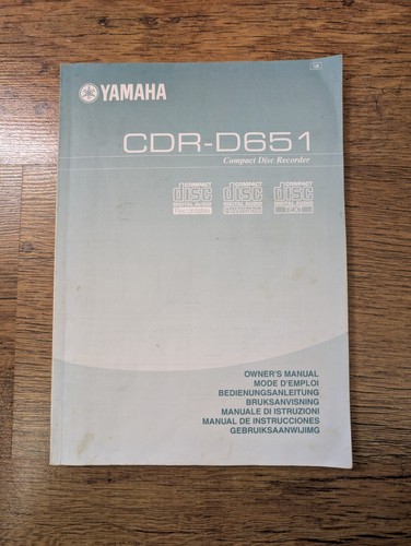 Yamaha cdr d651 - yamaha, audio