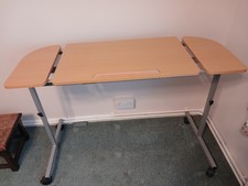 Over Bed and Chair Adjustable Table. Hardly Used Excellent Condition