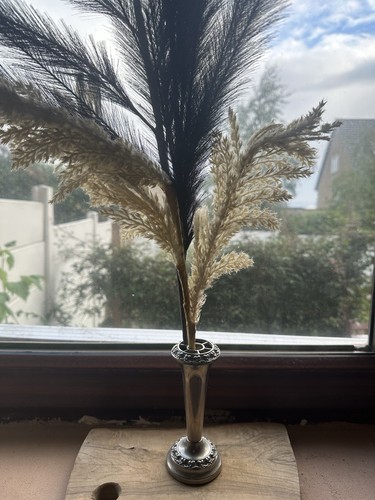 Silver plated posy holder - silver,