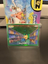 2025 Topps Chrome SpongeBob SquarePants Barg’N-Mart #131 Kelp Green Refractor