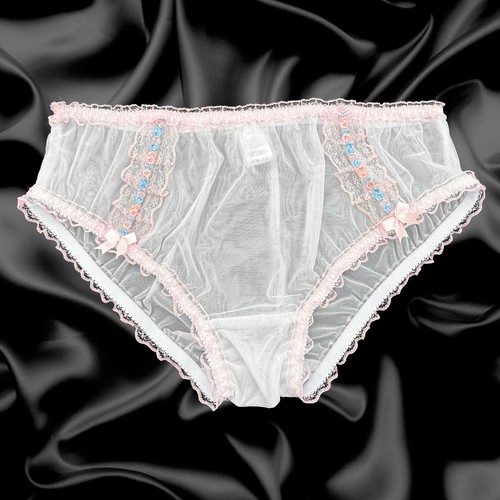 White sheer sissy - sissy, soft