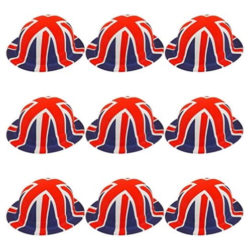 Union jack flag bowler hat - jack,