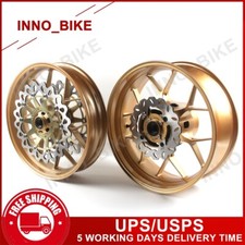 Gold Front Rear Wheels Rims