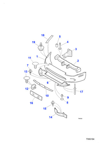 Jaguar splitter vane - jaguar, xk8