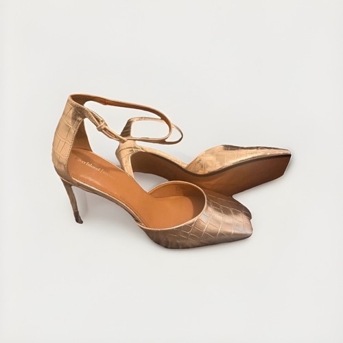Gold heels women size 7 - gold, women's