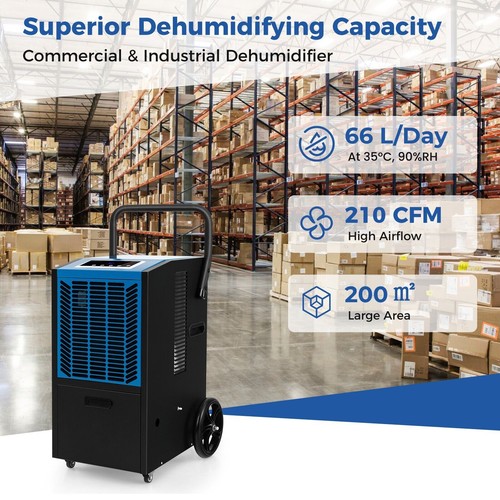 66l commercial dehumidifier - 66l,