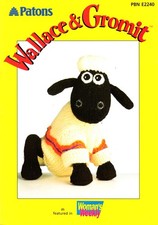 ALAN DART Wallace & Gromit New Knitting Pattern Shaun Toy 8" DK