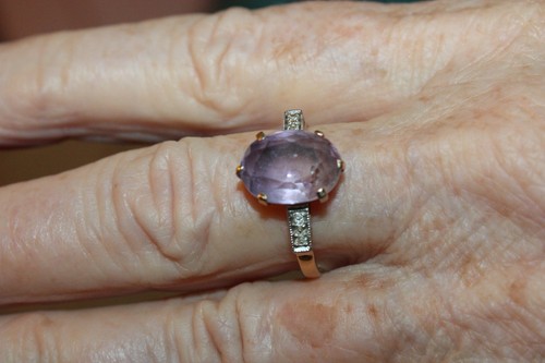 Vintage 18ct gold platinum - vintage,