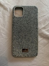 iPhone 11 Pro Max Silver Tone Crystal Swarovski Designer Phone Case