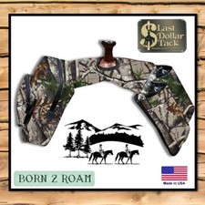 WESTERN SADDLE HORN BAGS INSULATED WITH 2 WATER BOTTLES ~ BY 'REAL OAK' ~ CAMO