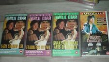 Jackie Chan VHS Video Box Cert Kung Fu Martial Arts Joblot Bundle Collection x4