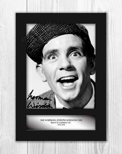 Norman wisdom signed - norman,
