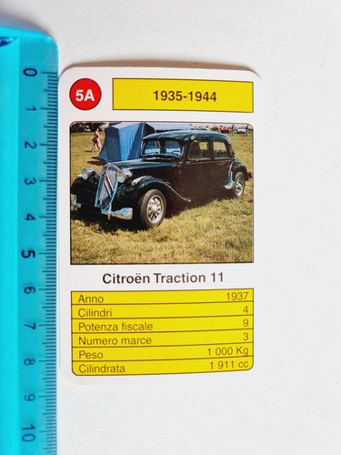 Citroen traction card rare - 11,