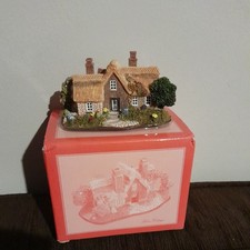 Rose Cottage Ornament in box -