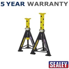Sealey Premier Axle Stands (Pair) 6 Tonne Capacity per Stand Yellow AS6Y