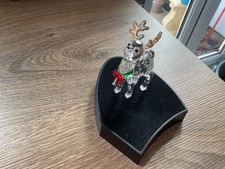 SWAROVSKI Crystal Christmas “Santa’s Reindeer” Figurine #5532575 New in Box