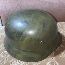 Genuine WW2 German M35 Beaded Helmet Luftschutz Air Defence 