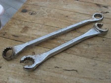 BRITOOL whitworth ring spanners 4528  9/16 x 5/8 w + 4329 open end 9/16 x 11/16