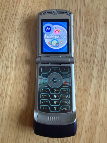 Motorola razr blue - motorola,