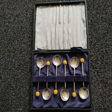 Vintage Set of Six EPNS Coffee