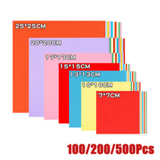 Square Coloured Paper Craft