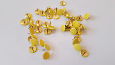 50 Yellow Thumb Tack Drawing Pins