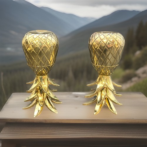 Pair vintage brass - vintage,