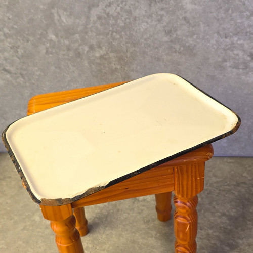 Vintage white enamel - vintage,