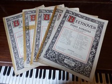 5  Antique Beethoven Piano